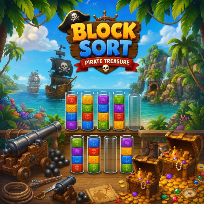 Block Sort Pirate Treasure