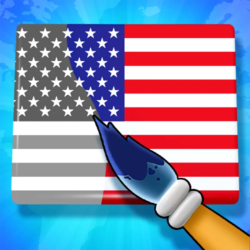 Draw Flag: ASMR Painting Games